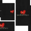 8133 when life really hurts social graphics Red hearts with bandages on a dark background, conveying healing and hope in times of pain and struggle.