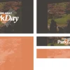 8150 young adult park day screen graphics Gathering of young adults at a park, celebrating community and faith with vibrant nature backdrop.