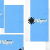 8176 prayer social graphics Blue background with bold text reading "Prayer" and a series of talks, emphasizing faith and community engagement.