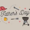 8230 fathers day hd title slide Celebrating Father's Day with tools, a grill, and a coffee mug, symbolizing service, community, and family bonds.
