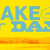 8261 lake day hd title slide Lake Day event announcement with vibrant colors, inviting community gathering and fellowship in a serene nature setting.