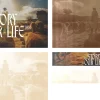 8271 the story of our life screen graphics Shepherd guiding sheep in a sunlit landscape, symbolizing faith, community, and the biblical story of David.