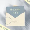 8272 you asked for it hd title slide Envelope with a card reading "You Asked For It," symbolizing community questions and faith-based discussions.