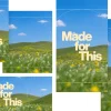8288 made for this social graphics Bright blue sky with fluffy clouds over lush green hills and wildflowers, featuring bold text: "Made for This."