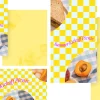 8306 summer picnic social graphics Bright yellow picnic flyer featuring sandwiches and fruit, inviting community for a summer kickoff celebration.
