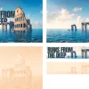 8312 ruins from the deep screen graphics Ancient ruins rise from tranquil waters, symbolizing faith and hope amid the depths of spiritual journey.