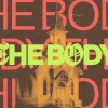 8314 the body hd title slide Church building with vibrant text emphasizing "The Body," symbolizing faith, community, and spiritual connection.