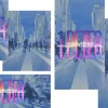 8331 1 peter social graphics 1 Peter: Following Jesus in an anxious, angry, exhausted world; urban scene reflecting community and faith amidst chaos.