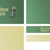 8335 the great shepherd screen graphics "The Great Shepherd" text with a figure holding a staff, surrounded by green and yellow backgrounds, symbolizing faith and guidance.