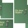8335 the great shepherd social graphics Green background features "The Great Shepherd" text with an illustration of a shepherd holding a staff, symbolizing faith and guidance.