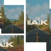 8338 the walk social graphics A serene road through lush trees, symbolizing the journey of faith, with "The Walk" prominently displayed.