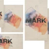 8345 mark social graphics Colorful abstract design featuring the word "MARK" with phrases about being met, remade, appreciated, and knighted by Jesus.