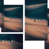 8353 the walk social graphics Desert landscape with a solitary figure walking, symbolizing faith journey and spiritual growth. Text: "THE WALK."