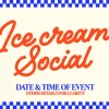 8374 ice cream social hd title slide Ice cream social announcement fostering community and fellowship among church members. Date and time details included.
