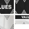 8377 values screen graphics Black and white graphic featuring the word "VALUES" with themes of love, compassion, kindness, peace, gratitude, and patience.