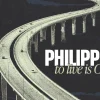 8382 philippians hd title slide Winding highway with the text "Philippians: to live is Christ," symbolizing faith's journey and spiritual growth.