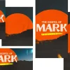 8430 the gospel of mark social graphics Bold graphic featuring "The Gospel of Mark" with vibrant orange sun, symbolizing faith and spiritual illumination.