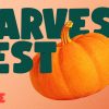 8455 harvest fest hd title slide Harvest Fest celebration featuring a vibrant pumpkin, inviting community gathering and gratitude for the season's blessings.