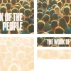 8456 the work of the people screen graphics Diverse crowd united in worship, emphasizing community and collective faith with the phrase "The Work of the People."