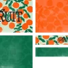 8499 fruit screen graphics Colorful design featuring oranges and green leaves, symbolizing fruitfulness and community in faith and service.