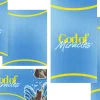 8509 god of miracles social graphics Bright blue background with yellow accents features "God of Miracles," symbolizing faith and divine intervention.