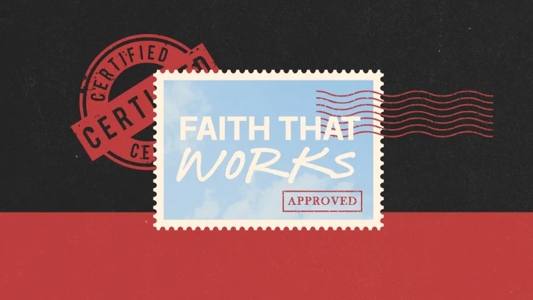 "Faith that works, certified and approved, symbolizing community and active service in worship and spiritual life."