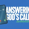 8555 answering gods call hd title slide Phone screen displays a call from "God," emphasizing the theme of answering His call amidst challenges.