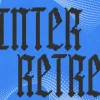 8588 winter retreat hd title slide Bold text announces "Winter Retreat" on a vibrant blue background, inviting community and spiritual growth.