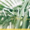 Easter at Your Church This event template for Easter celebrates the freshness and renewal of the season with a bright, natural background of green palm leaves. The clean, elegant typeface used for "EASTER" along with the script for "at your church" provides a welcoming and festive invitation, capturing the spirit of the holiday.