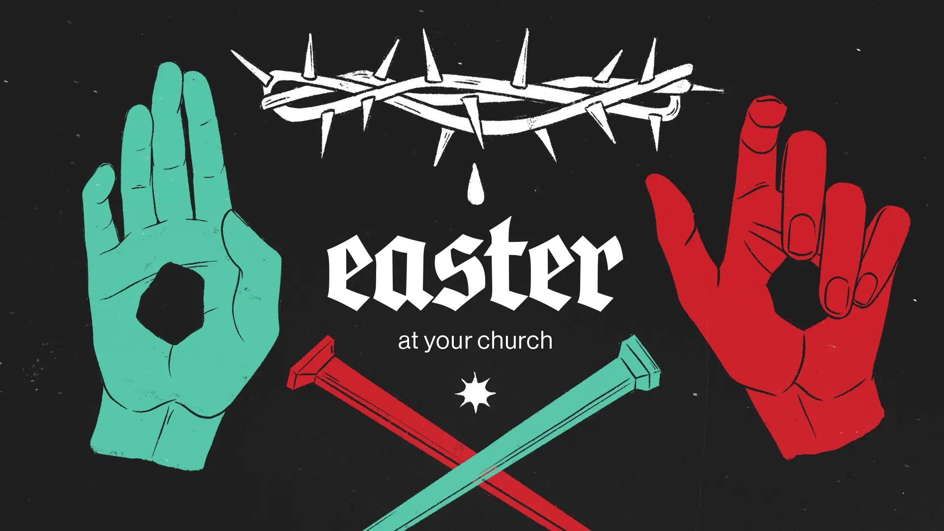 Easter | Gothic Illustrations| Sermon Series | Church Media