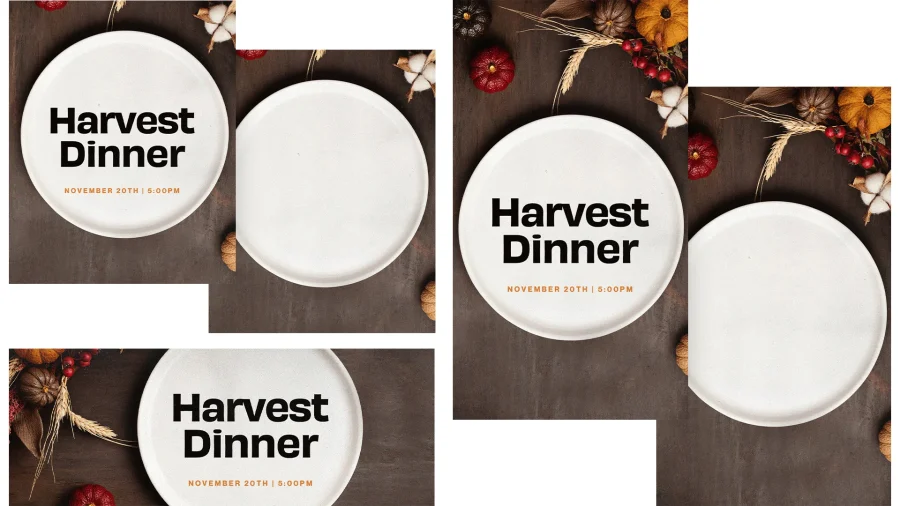 Harvest DinnerSocial Graphics Harvest Dinner - Image 3