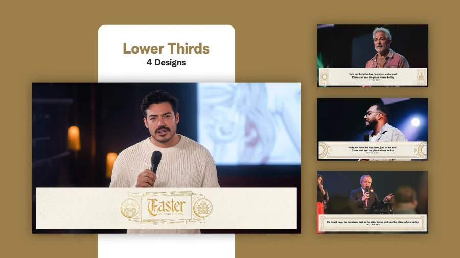 Monoline Easter - Lower Thirds Monoline Easter Collection - Image 5