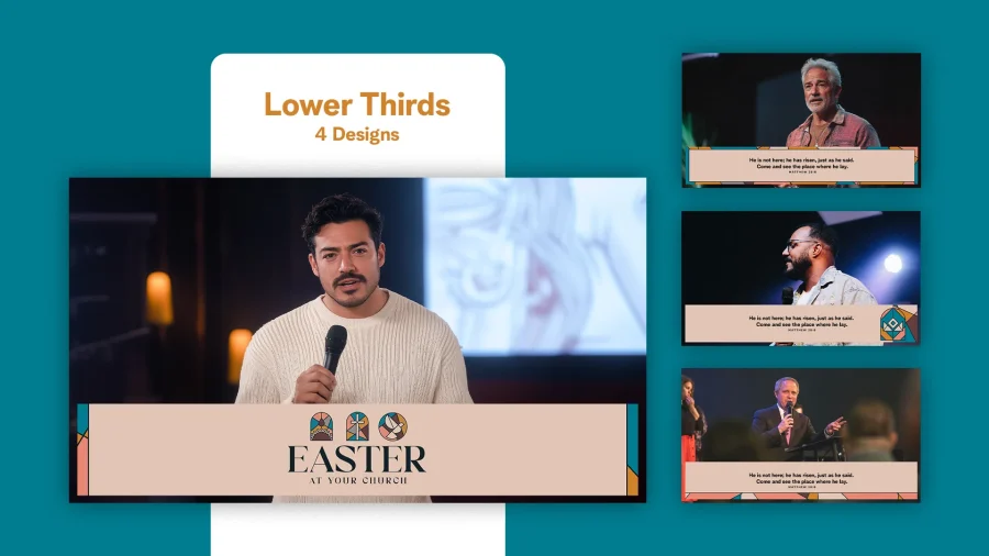 Mosiac Easter Collection - Lower Thirds Mosiac Easter Collection - Image 5