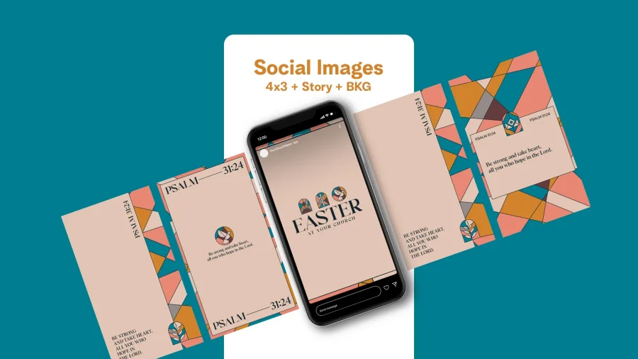 Mosiac Easter Collection - SocIal Images Mosiac Easter Collection - Image 4