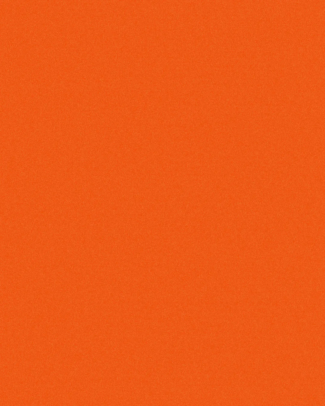 Solid orange background, suitable for vibrant church graphics promoting warmth, community, and faith.