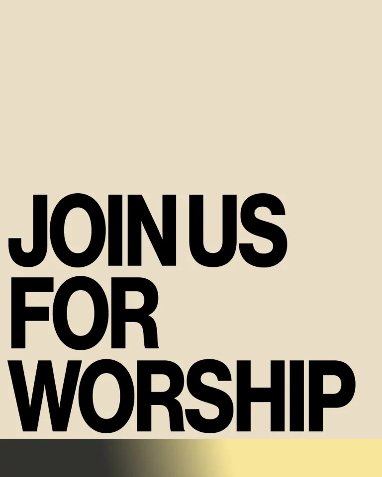 Join us for worship, inviting community and faith in a spirit of service and togetherness.