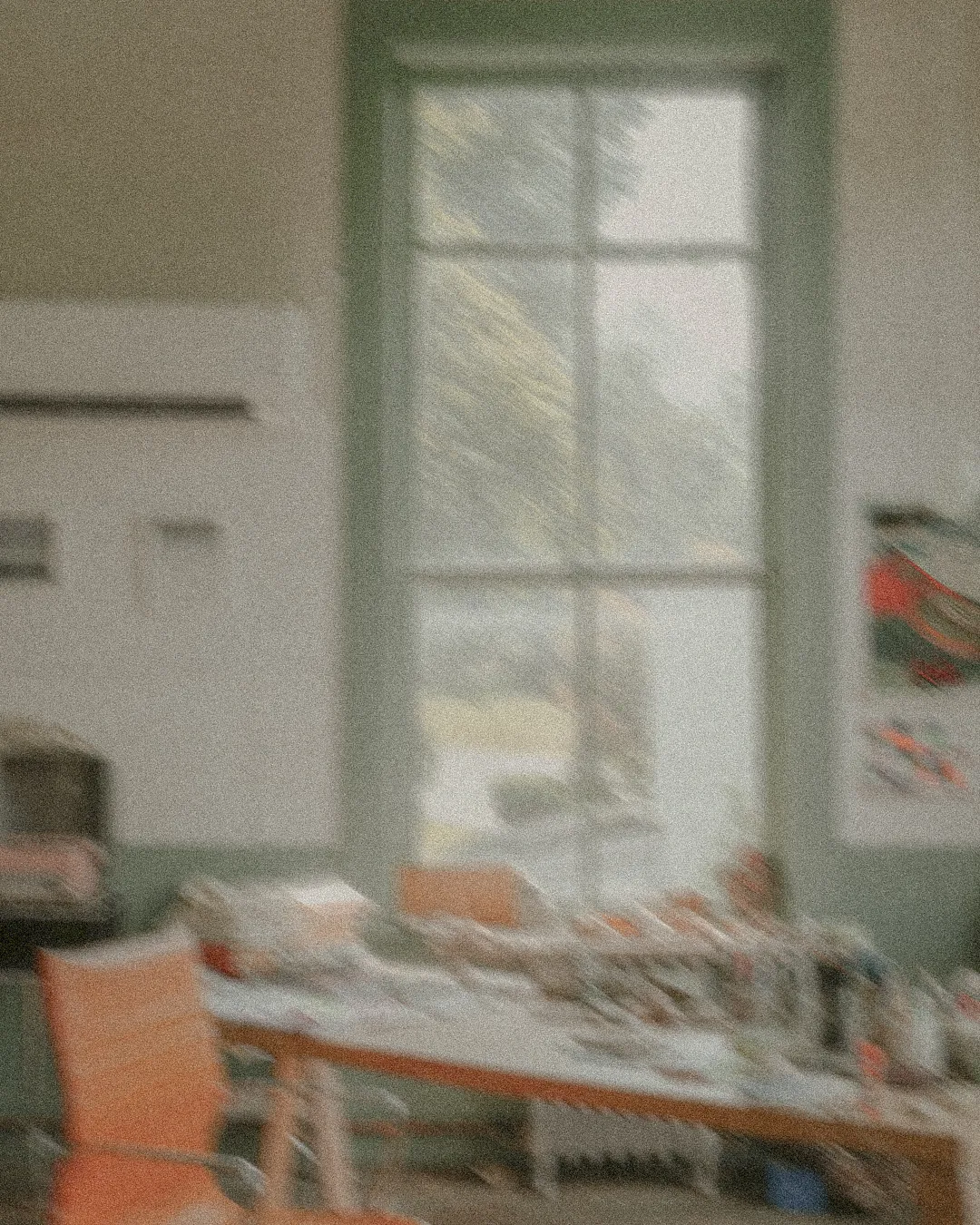 Bright, welcoming church space with tables, chairs, and sunlight streaming through windows, fostering community and fellowship.
