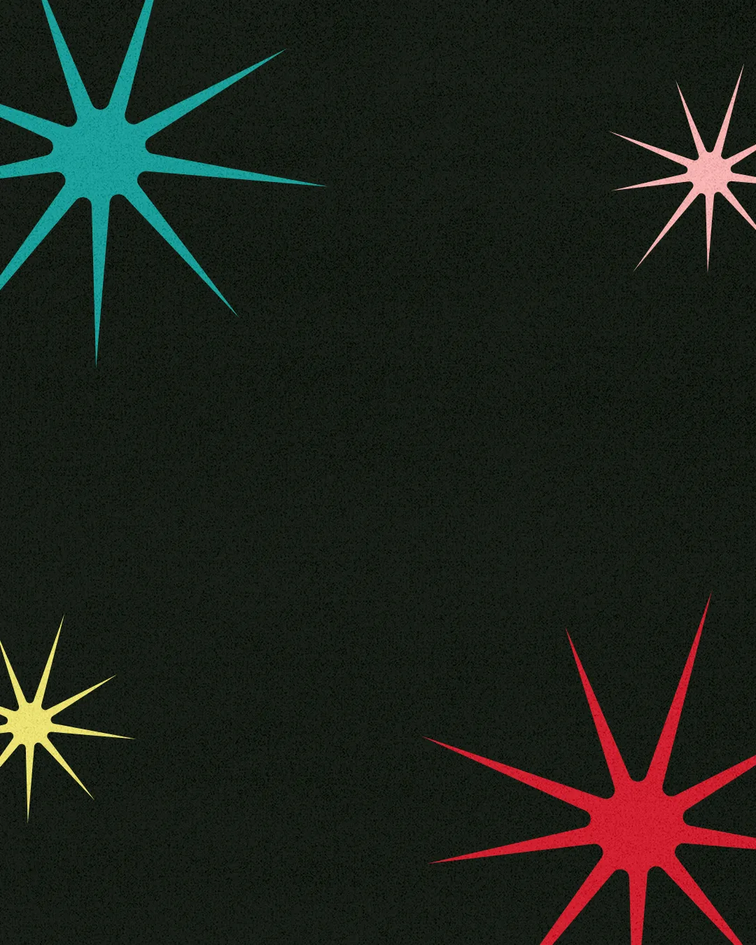 Colorful stars radiate against a dark background, symbolizing hope, faith, and divine guidance in worship and community.