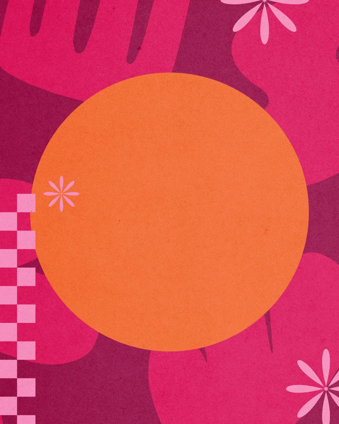 Vibrant abstract design with warm colors, symbolizing community and joy in worship and faith.