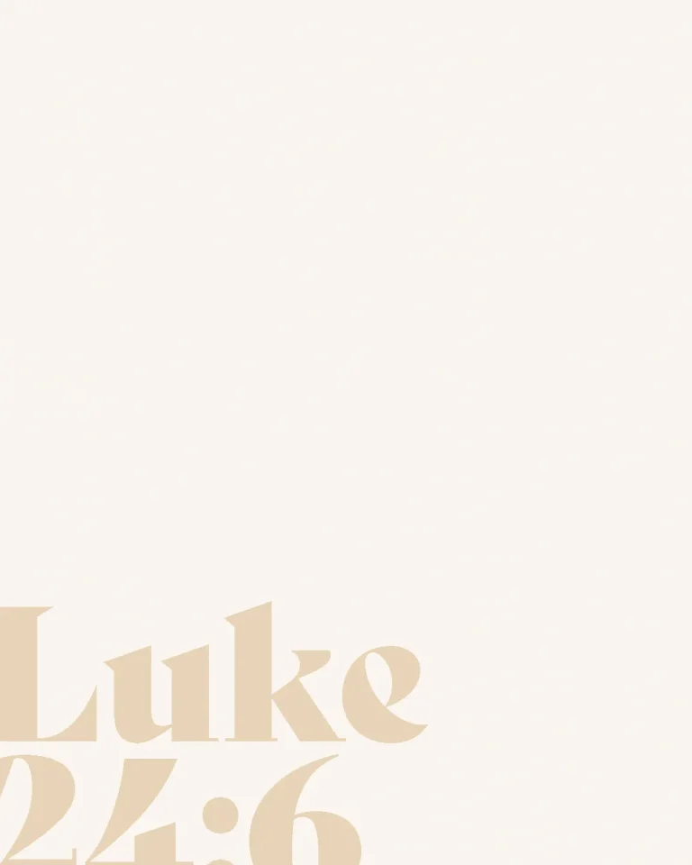 "Luke 24:6, emphasizing resurrection and hope, fostering faith and community in worship."