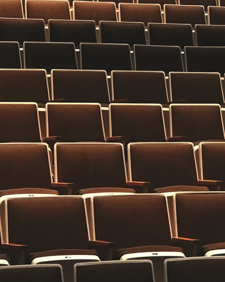 Empty church seating, ready for worship and community gathering, inviting faith-filled fellowship and spiritual connection.