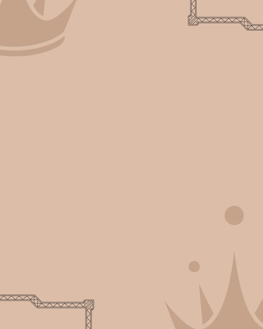 Soft peach background with subtle crown motifs, symbolizing faith, community, and divine royalty in worship settings.