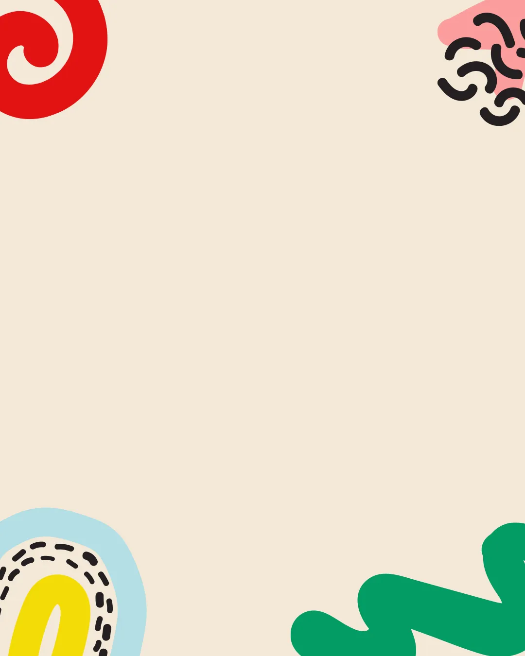 Colorful abstract shapes create a vibrant backdrop, symbolizing community, creativity, and spiritual growth in faith.