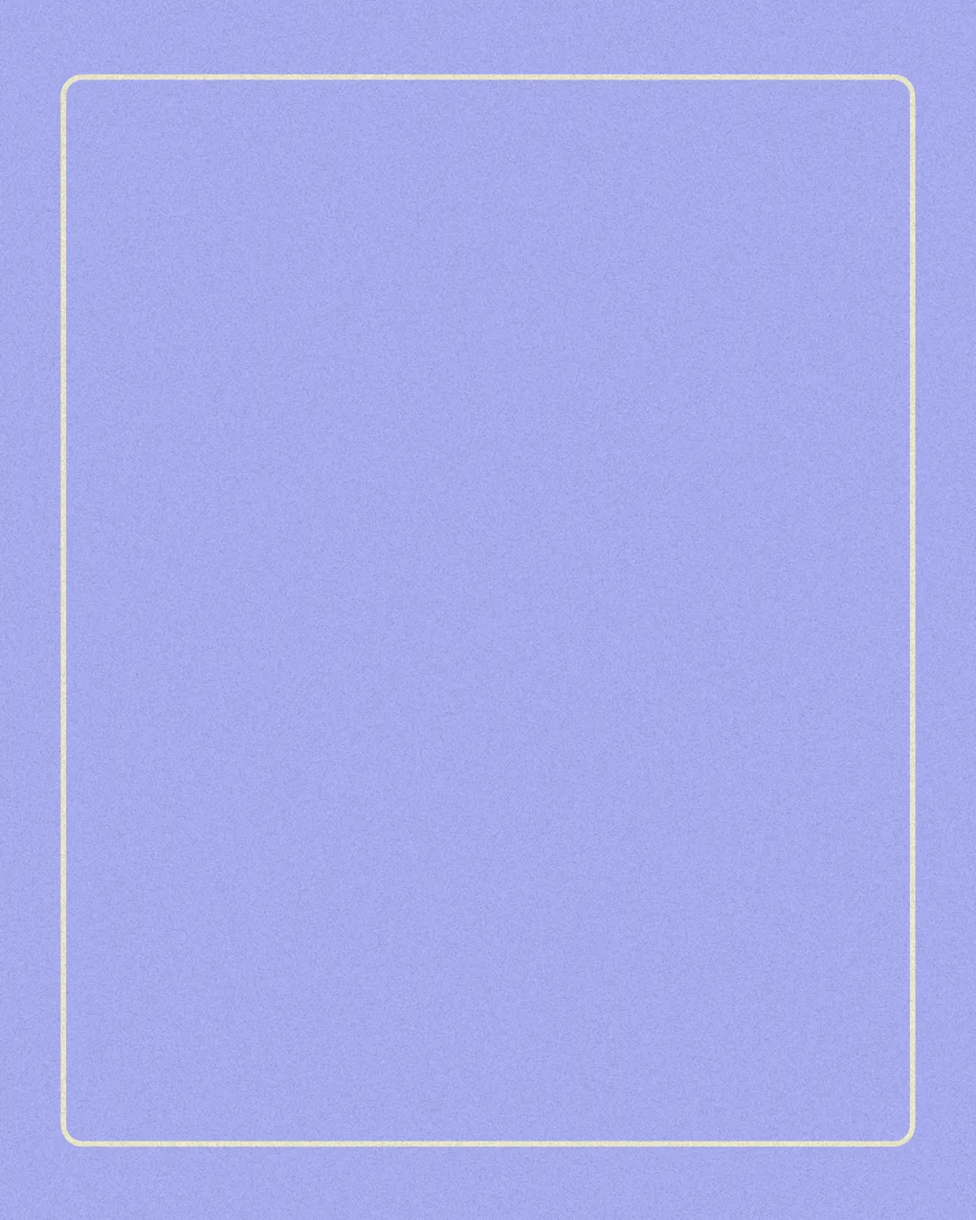 Soft purple background with a white border, symbolizing peace and reflection in a spiritual community setting.