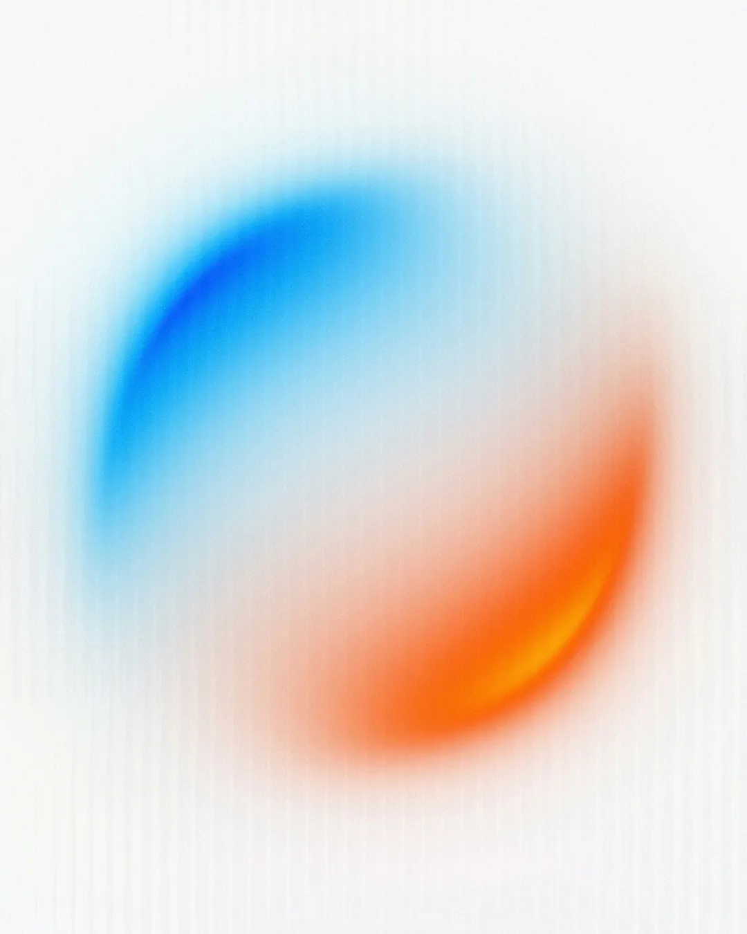 Swirling blue and orange shapes symbolize unity and the vibrant spirit of faith within the church community.