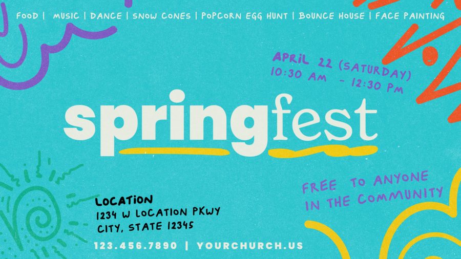 Spring Fest - Remix Church Media Events - Church Graphics