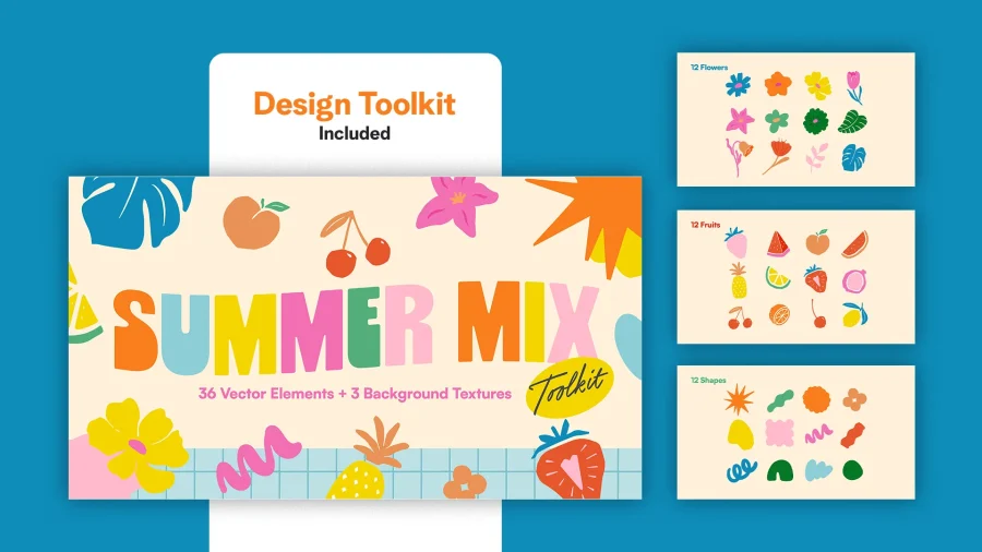 Summer Mix - Collection Preview Template - Toolkit Included Summer Mix Collection - Image 5